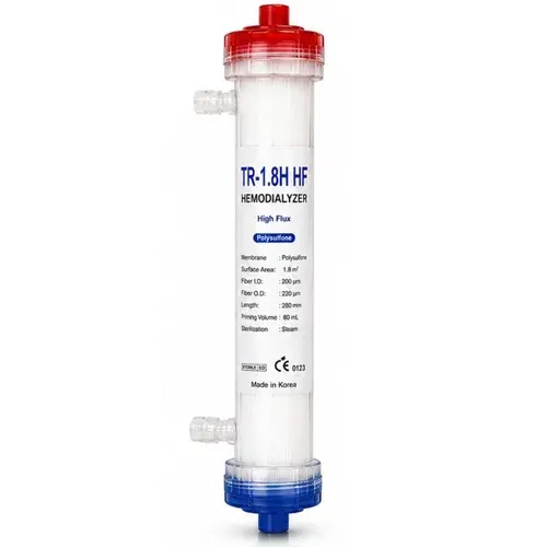 Tr-1.8h Hf Hemodialyzer, Membrane Area: 1.8 M², Membrane Area: 1.8 M²
