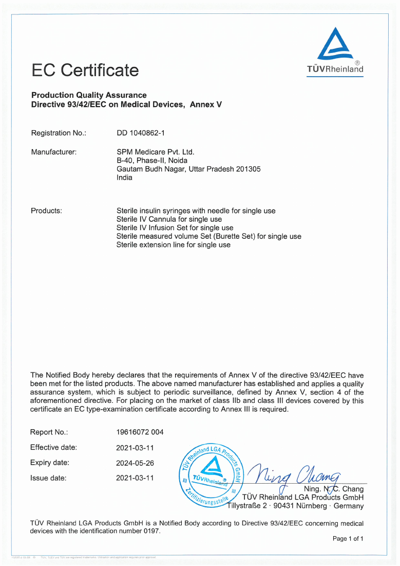 CE MDD — Medical Devices document preview
