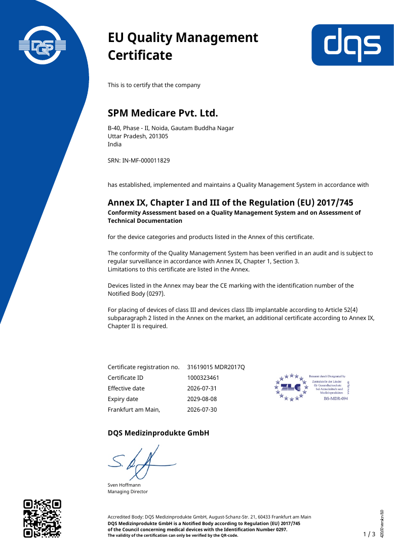 CE MDR — Prefilled Syringes document preview