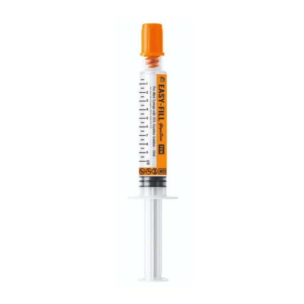 Easy-Fill Glycesure |  Prefilled Syringe with 10% Glycerin Solution