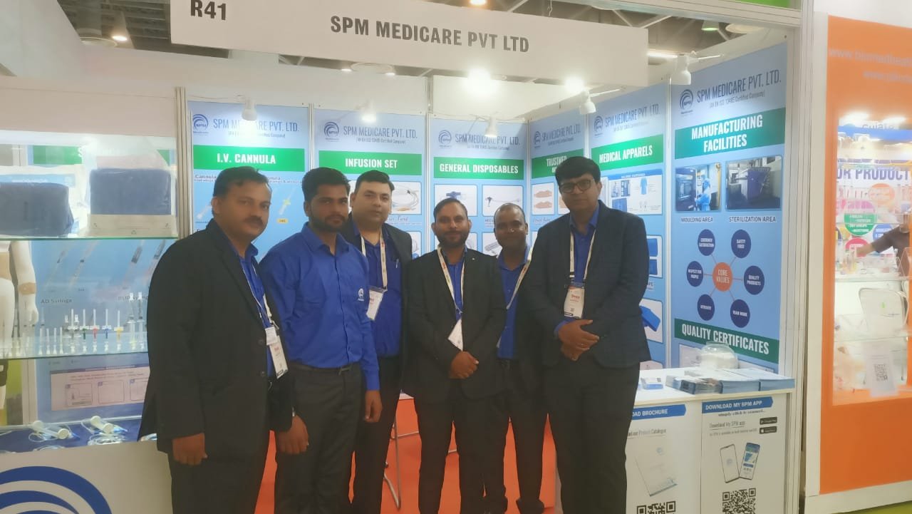 iphex exhibition in greater Noida with spm medicare team
